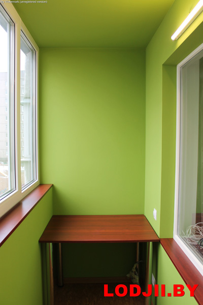 Покраска балкона в Минске