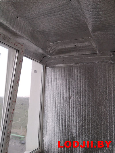 пенофол на балконе