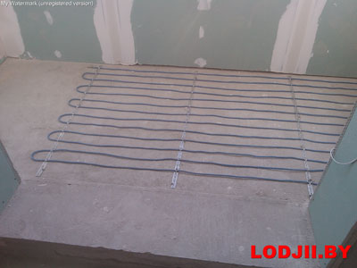 стяжка на лоджии